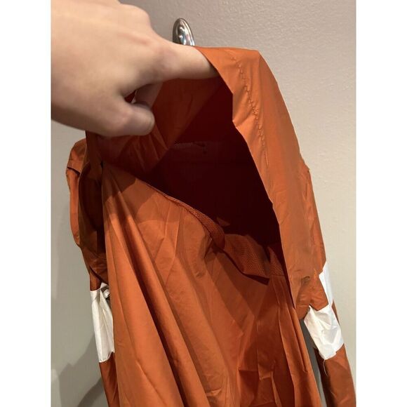 Texas Longhorns Nike Men’s XL Orange Vented Windbreaker 1/4 Zip Pullover - Picture 7 of 10